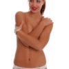Light breathable mesh Brazilian panties with a clean plain line and open sides for everyday wear.