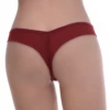 Breathable mesh Brazilian panties in a smooth solid finish, light and airy for daily wear.