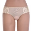 Delicate mesh boyshorts by Tiara Galiano with lace side panels, a lighter dressier feel than plain cotton.