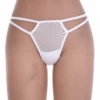 Light breathable mesh thong in a clean solid colour with minimal coverage, an airy everyday pick.