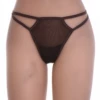Light breathable mesh thong in a solid colour with no trim, an airy everyday pick with minimal coverage.