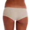 Smooth-knit microfiber boyshort briefs for women, flat against the skin with clean edges and full coverage.