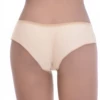Smooth-knit microfiber boyshort briefs for women, flat against the skin with clean edges and full coverage.