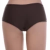 Fine-knit microfiber boyshort briefs for women, squared leg line and smooth waistband for wear under leggings.