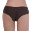 Fine-knit microfiber boyshort briefs for women, squared leg line and soft waistband for smooth wear under leggings.