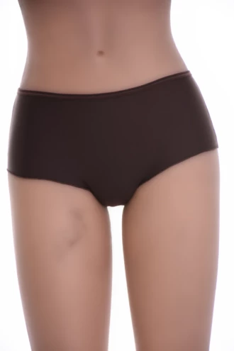 Smooth microfiber boyshorts by Tiara Galiano, lightweight everyday briefs that lie flat with no ridges.