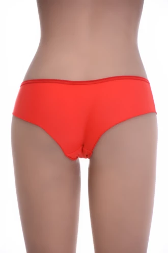 Soft microfiber women's boyshorts, a no-show full-coverage shape that stays invisible beneath fitted dresses.