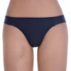 Fine microfiber Brazilian briefs with moderate coverage, invisible and flat under fitted clothing.