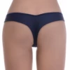 Smooth microfiber Brazilian briefs with a breathable mesh upper and open sides, an invisible everyday pair.