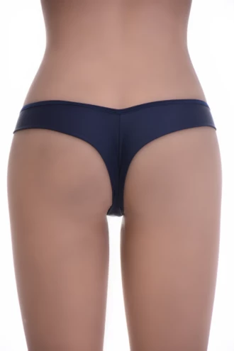Smooth microfiber Brazilian briefs with a breathable mesh upper and open sides, an invisible everyday pair.