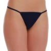 Fine microfiber G-string with a minimal string back, an invisible everyday pick under fitted clothing.