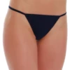 Fine microfiber G-string with a minimal string back, an invisible everyday pick under fitted clothing.