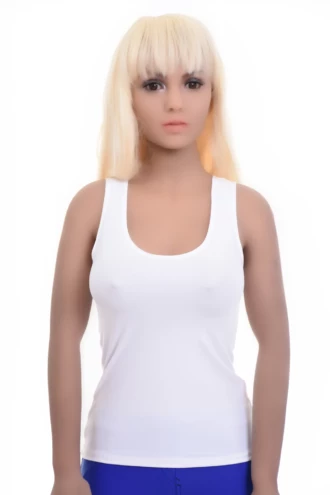 Women's microfiber racerback tank top with wide straps and a scoop neckline in a smooth slim cut.