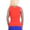 Women's microfiber tank with wide straps and a scoop neckline, smooth and slim for everyday wear.
