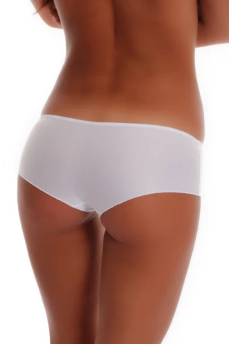 Seamless microfiber boyshorts for women, no-show fine knit that lies flat under leggings and fitted dresses.