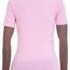 Slim cotton-blend tee with soft stretch, a mock neck and short sleeves that lies flat for layering.