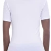 Slim cotton tee with a mock neckline and short sleeves, breathable and close with an easy pull-on shape.