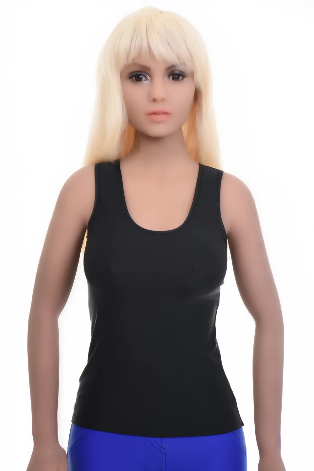 Slim fine microfiber tank with a scoop neckline and wide straps, smooth against the skin for everyday wear.