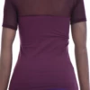 Slim stretch cotton-blend round-neck tee that lies flat under a cardigan, breathable and soft for daily use.