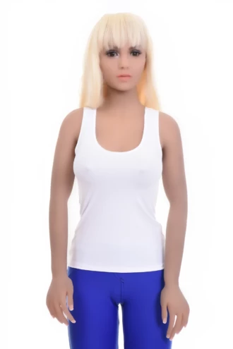 Smooth microfiber scoop-neck tank that sits flat under fitted clothing, a slim layer with a little stretch.