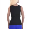 Smooth sleeveless microfiber tank with a low scoop, slim and light to wear on its own or as a base layer.