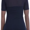 Soft breathable cotton tee with a close slim fit, a round neck and short sleeves for daily layering.