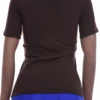 Soft Tiara Galiano cotton tee with an open V-neckline and a close stretch fit for comfortable daily wear.