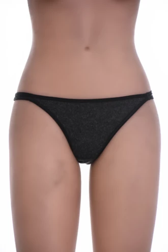 Wool-blend bikini briefs by Tiara Galiano in a fine knit with a high leg and low rise.