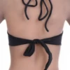 Bandeau bikini top in polyamide with a light unpadded band and a tie back, a clean modern take on the strapless shape.