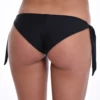 Tiara Galiano black cheeky bottom in light smooth Italian swim fabric with the stretch to sit close.
