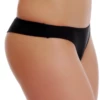 Tiara Galiano black pull-on swim bottom in light smooth Italian fabric with the stretch to sit close and a quick dry.