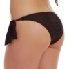 Brown tie-side bikini bottom in a warm sun-friendly neutral, a low-key pick with a statement bow for outdoors.