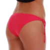 Candy pink tie-side bikini bottom in a sweet vivid pink that lifts a simple swim set, playful for sunny days.