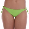 Fresh green thong bikini bottom with a minimal back, summery and easy for swimming and sunbathing.