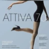 Warm 70 denier OMSA Attiva support tights in black with graduated compression and semi-opaque polyamide-elastane knit.