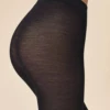 OMSA Lasticlana opaque tights with a matte, shine-free finish and full cover from the dense wool-blend knit.
