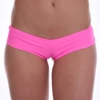 Clean pink sporty swim boyshort in light polyamide, lightweight with a quick dry for pool and beach.