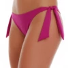 Tiara Galiano raspberry pink swim bottom in light smooth Italian fabric with good stretch and a quick dry.