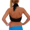 Turquoise cheeky bikini bottom in a bright turquoise across a full size range, easy to pair with white or a print.
