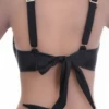 Underwire bikini top in polyamide with a tie-back band and adjustable straps, offered across C and D cups.