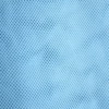 Blue sheer mesh short sarong by Tiara Galiano, a lightweight rectangular wrap that ties over a swimsuit at the hips.