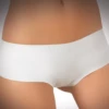Women's JADEA seamless cotton boyshorts with laser-cut edges and full back coverage, invisible under fitted clothing.