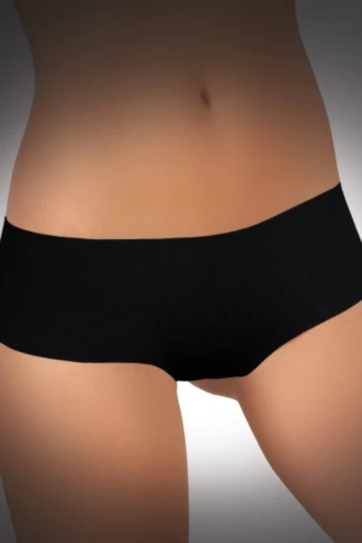 Soft seamless cotton boyshorts with a squared back for full coverage, laser-cut edges that leave no marks.