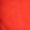 Red sheer mesh short sarong by Tiara Galiano, a lightweight rectangular wrap that ties over a swimsuit at the hips.